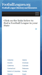 Mobile Screenshot of footballleagues.org